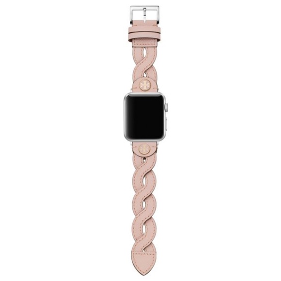 NEW $125 Tory Burch Braided Leather 20mm Apple Watch® Watchband - Picture 10 of 11